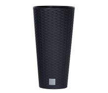 Květináč Prosperplast Rato Tubus s vkladem antracit 25 cm Květináč Prosperplast Rato Tubus s vkladem antracit 25 cm