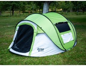 Stan Acra Outdoor ST30 samorozkládací pro 2-3 osoby - zelený se zatmavením (8)
