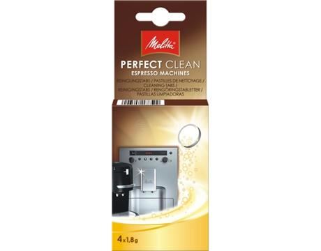 Příslušenství k espressu MELITTA Čistící tablety  Perfect clean Espresso 4x1,8g