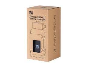 Termoska G21 nerezová 2500 ml, černo-šedá (12)