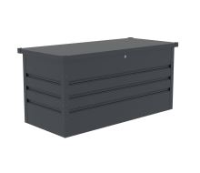 Zahradní box G21 Denver 400 L, antracitový plechový