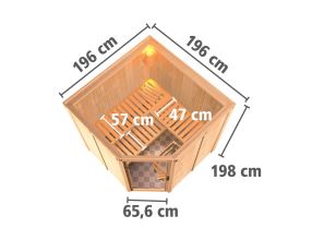 finská sauna KARIBU JARIN (71348) LG3986 (2)