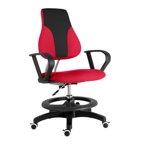 Dětská rostoucí židle SebiX KINDEX černo-červená