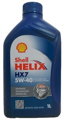 Motorový olej SHELL Helix HX7 5W-40 1L