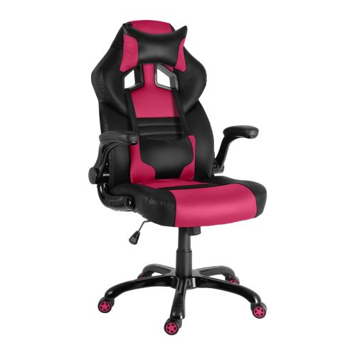 Herní židle NEOSEAT NS-016 černo-růžová