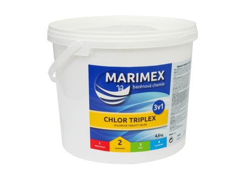 Bazénová chemie MARIMEX AQuaMar - Chlor Triplex 4,6 kg (11301202)