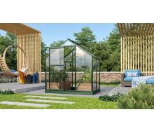 Skleník ze skla Vitavia VENUS 2500 čiré sklo 3 mm zelený